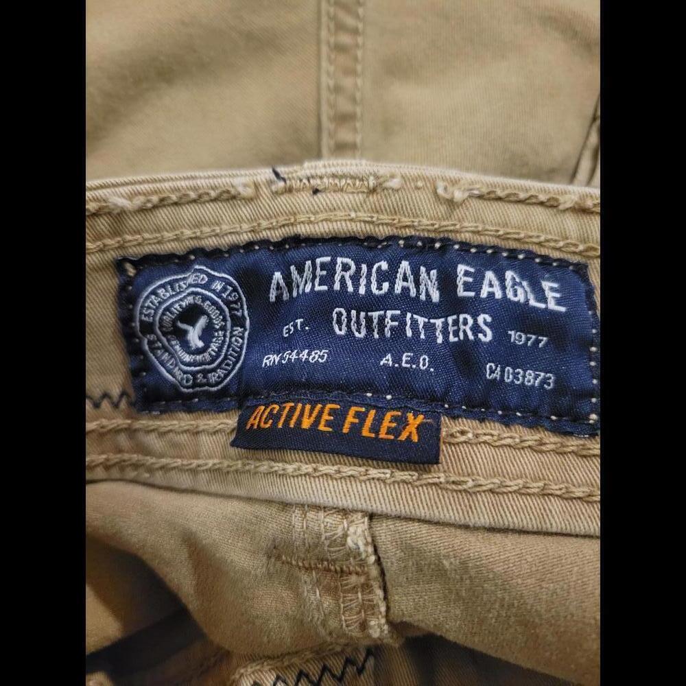 American Eagle Outfitters 26" tan khaki cargo shorts - Picture 3 of 6